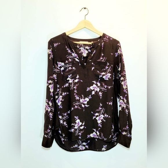 Rebecca Taylor Silk Popover Blouse - Picture 2 of 2